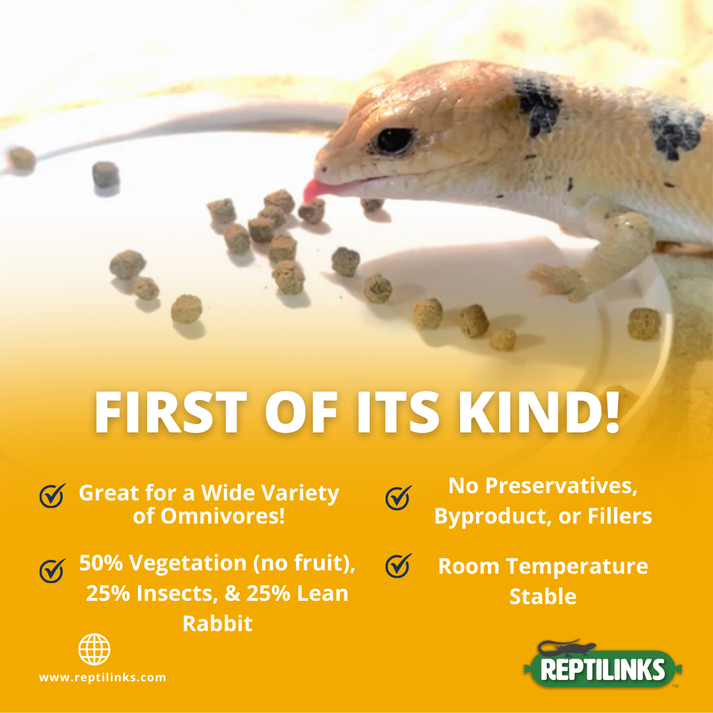 NEW! Dry Pellets - 25/25/50 Omnivore blend + Insects – Reptilinks